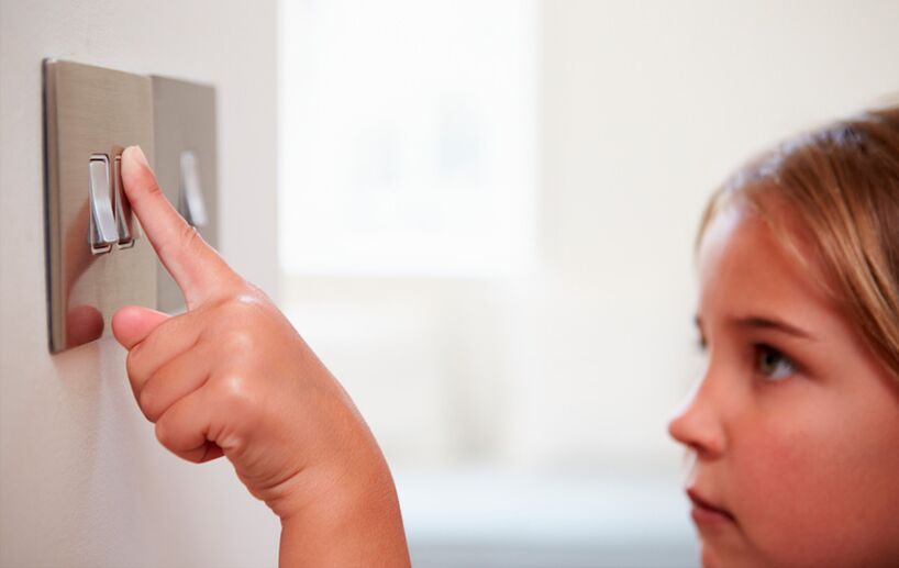 Spegnere la luce quando non in uso